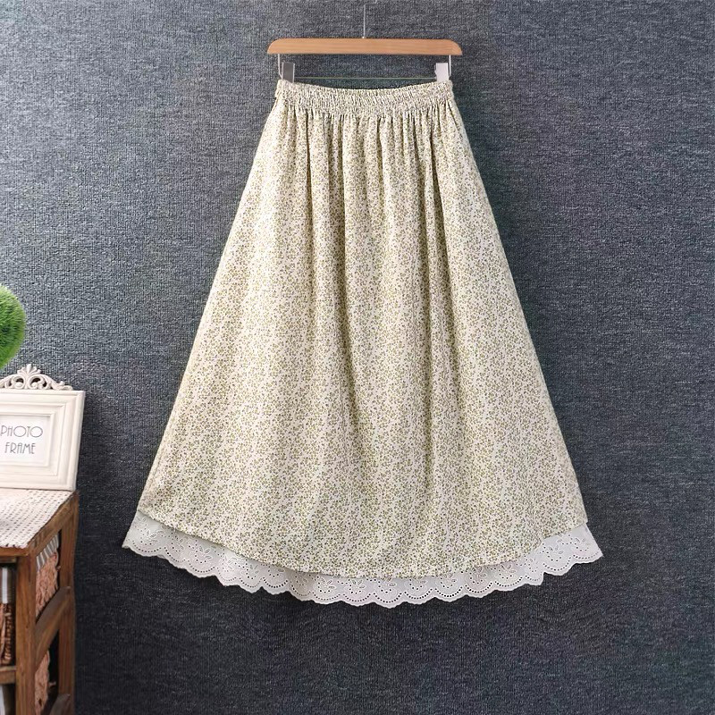 春、秋、スカート、ポケットつき、かわいいスカート