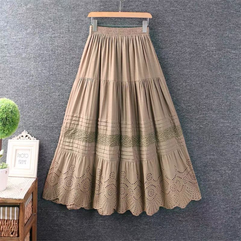 夏、スカート、ポケットつき、かわいいスカート