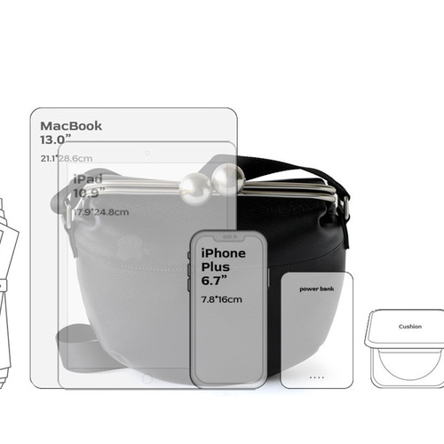 上質本革｜がま口2WAYショルダーバッグ 2点セット ― 日常に寄り添う