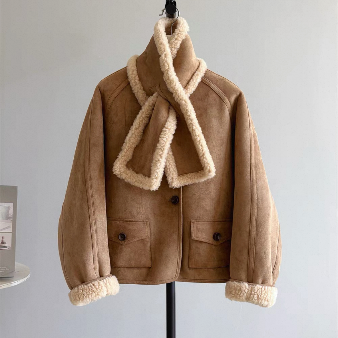 3色羊毛（ウール）コート、リバーシブル、防寒対策、保温力高い大人の冬コート、羊毛（ウール）100%、冬支度新作