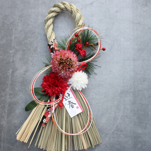 お正月2026】☆新作☆幸せマムお正月しめ縄飾り しめ縄・しめ飾り