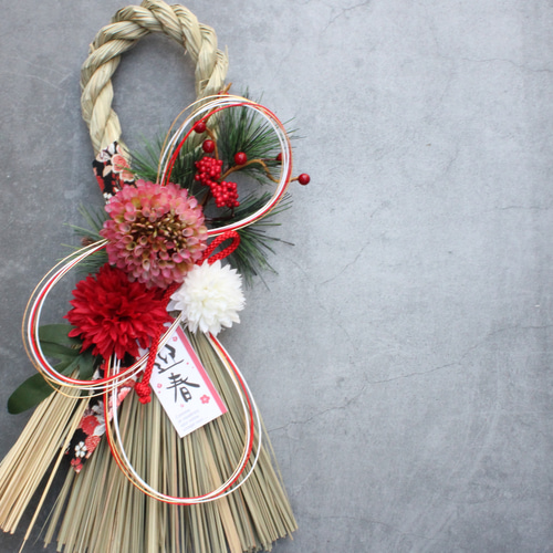 お正月2026】☆新作☆幸せマムお正月しめ縄飾り しめ縄・しめ飾り