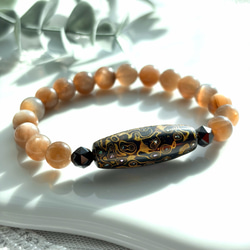 レインボー入り✨マニカランヒマラヤ水晶〜アプリコットオレンジ