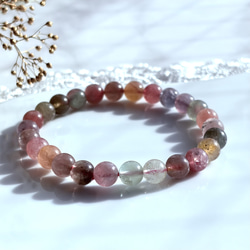 再販✨極上ハンドカット✨ハートシェイプ天然本水晶ブレス