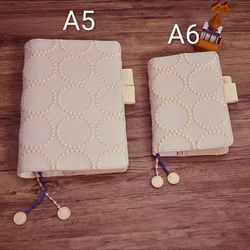 A5 ミナペルホネン タンバリン 手帳カバーケース ナチュラル その他