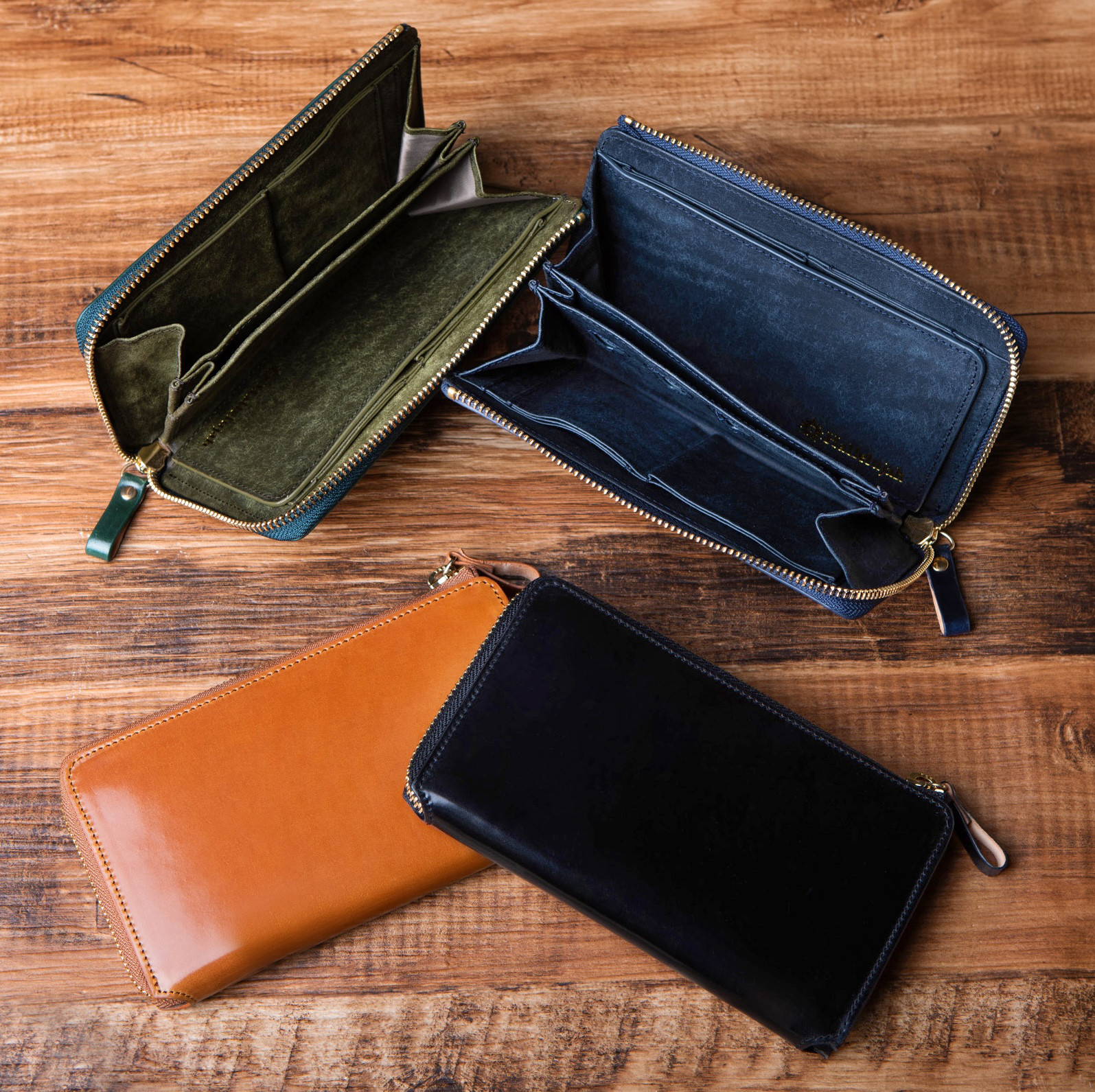 【在庫限りのアウトレットセール】TIDY2.0 ROI 財布 コードバン プエブロ グリーン Outlet_HAW026