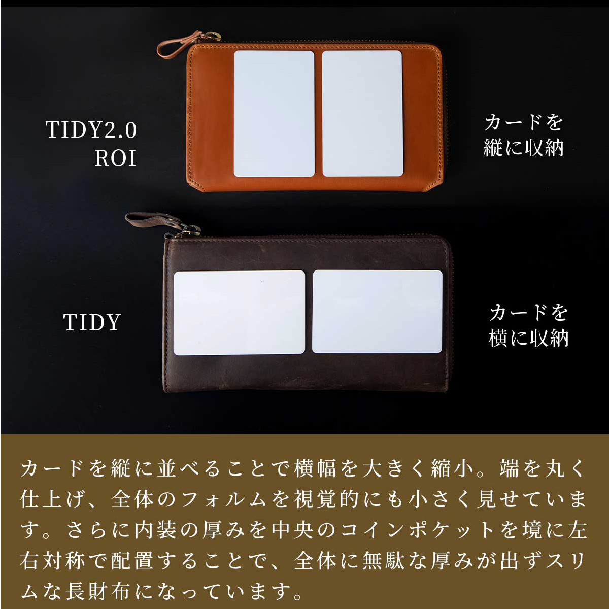 【在庫限りのアウトレットセール】TIDY2.0 ROI 財布 コードバン プエブロ グリーン Outlet_HAW026
