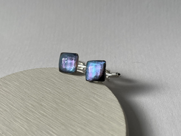 アクアリオンストーン鉱石カフス☆ / 海   / レジン / ファンタジー / メンズ / 父の日 10枚目の画像