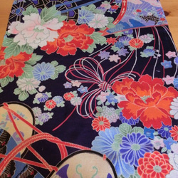 古布 一越縮緬 人形の着物 10号 120706 古布 一越縮緬 人形の着物 10号