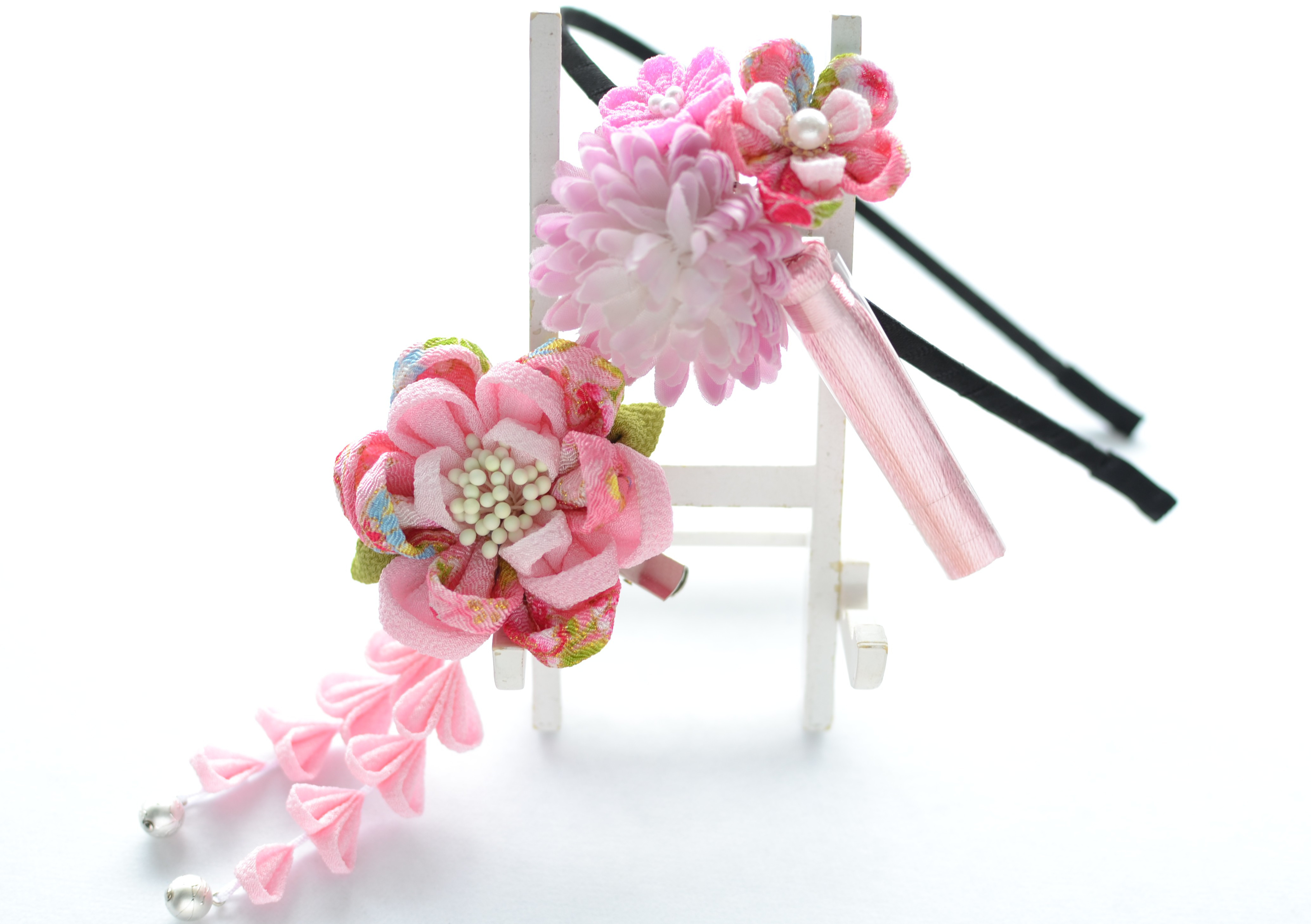 tumami＊浴衣ܤ七五三ܤひな祭り　カチューシャ