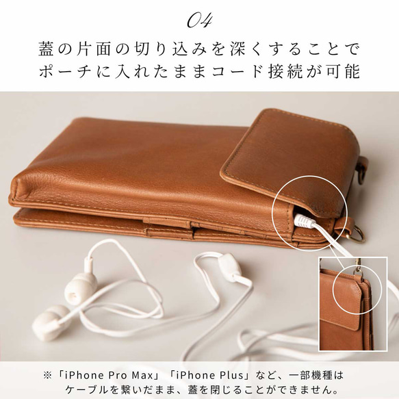 【限量特價】真皮智慧型手機單肩包/錢包/收納包 Lilina Sacoche，海軍藍，HAW024 第11張的照片