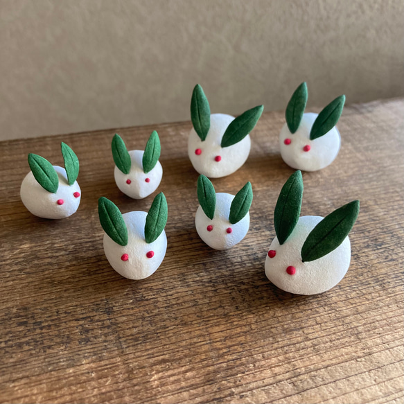 bud 雪うさぎ　※2サイズ選択式 2枚目の画像