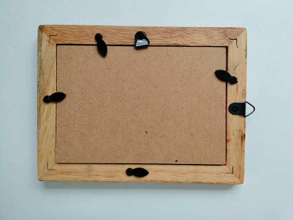 シーグラスアート　馬　午年　太陽　初日の出　正月　壁掛け　コラージュ　イラスト　アート 4枚目の画像