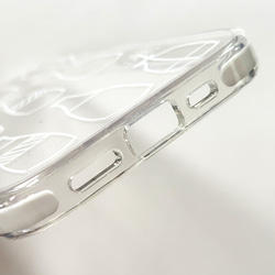 スマホケース iPhone17 北欧 クッションバンパー 【ヒュッゲな時間】透明 クリア 手描き 大人可愛い シンプル 6枚目の画像