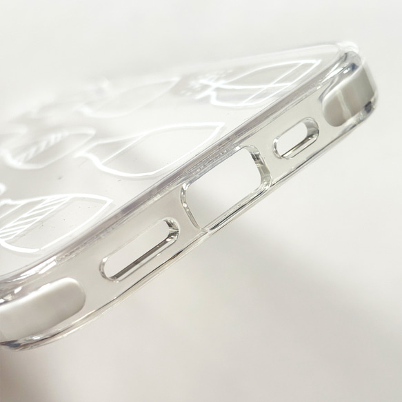 スマホケース iPhone17 北欧 クッションバンパー 【ヒュッゲな時間】透明 クリア 手描き 大人可愛い シンプル 6枚目の画像