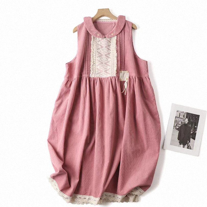 ワンピース*コーデュロイワンピース*レディースファッション*春*秋