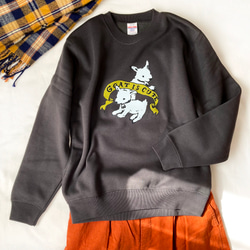 【預計12月下旬出貨】小山羊絨衛衣（煙黑色）| 長袖 第3張的照片