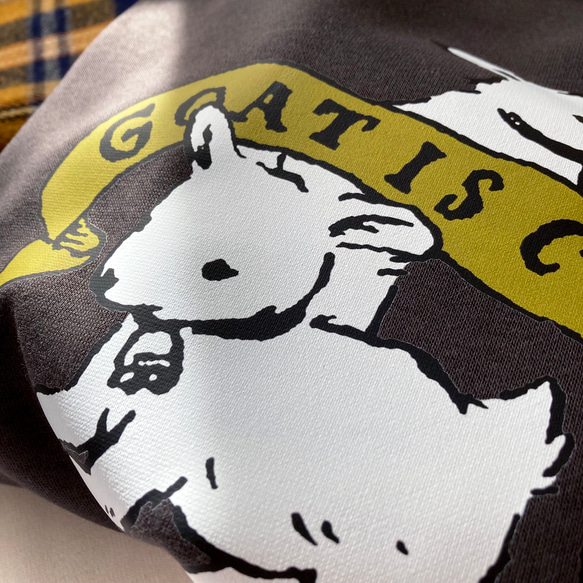 【預計12月下旬出貨】小山羊絨衛衣（煙黑色）| 長袖 第6張的照片