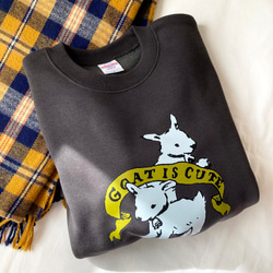 【預計12月下旬出貨】小山羊絨衛衣（煙黑色）| 長袖 第5張的照片