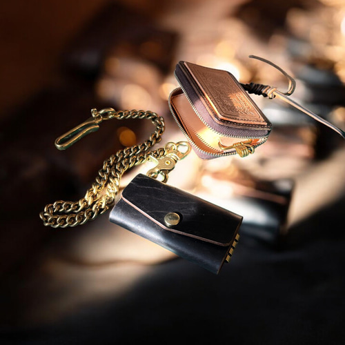 ホースバット （茶芯レザー）キーケース キーケース you0810jmsdf 通販