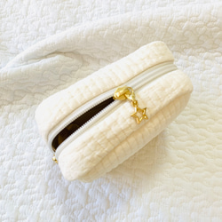 おとぼけだいなそーと綺羅星　選べる 両開きポーチ　H10.5W13D5.5 ヌビ　コスメポーチ　サニタリーポーチ　恐竜 5枚目の画像