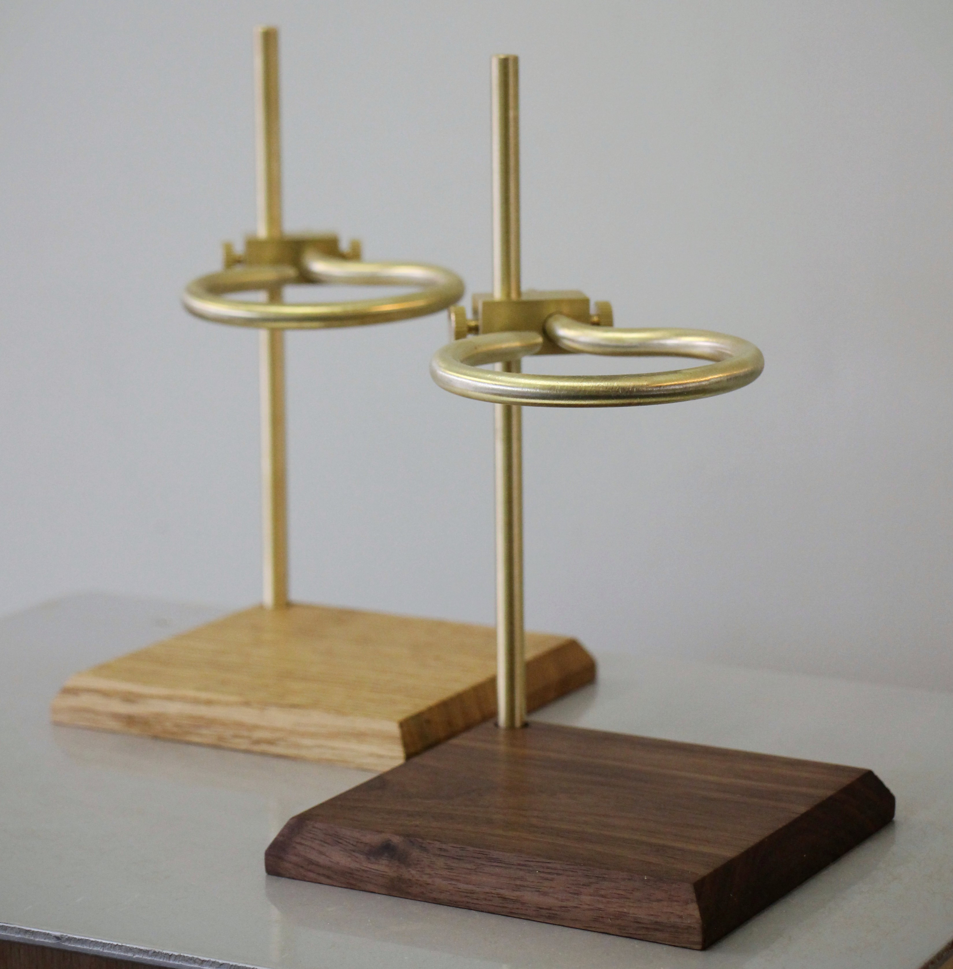 コーヒー ドリッパースタンド "Micro" 銘木×真鍮