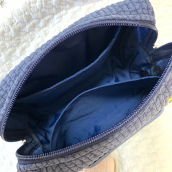 おとぼけだいなそーと綺羅星　選べる　おむつも入る両開きお尻拭きポーチ　H13.5W19D6  ヌビ　星刺繍　恐竜ベイビー 4枚目の画像