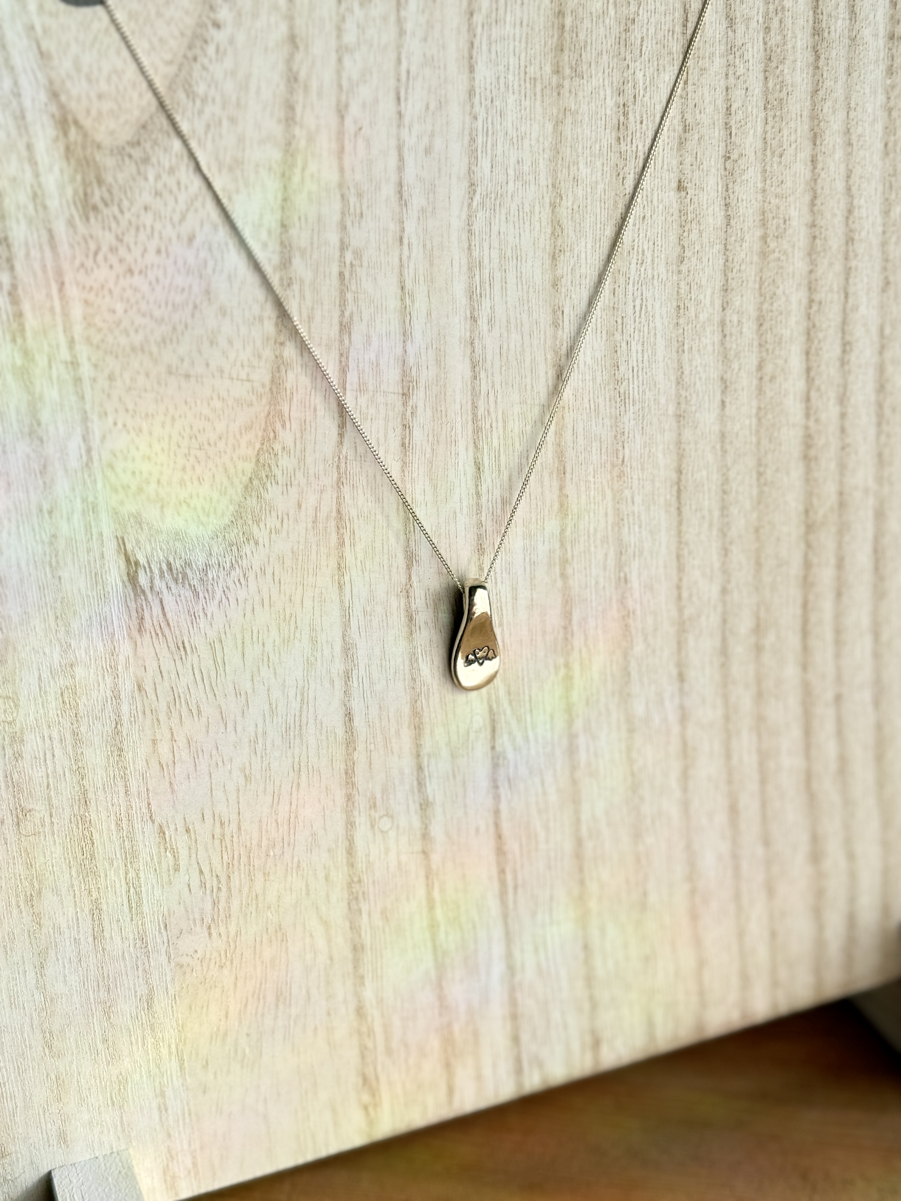 純銀ピュアシルバー ハートくるりんネックレス 4,930円