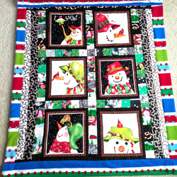 鮮やか春色コットンパッチワークブランケット、ひざ掛け その他