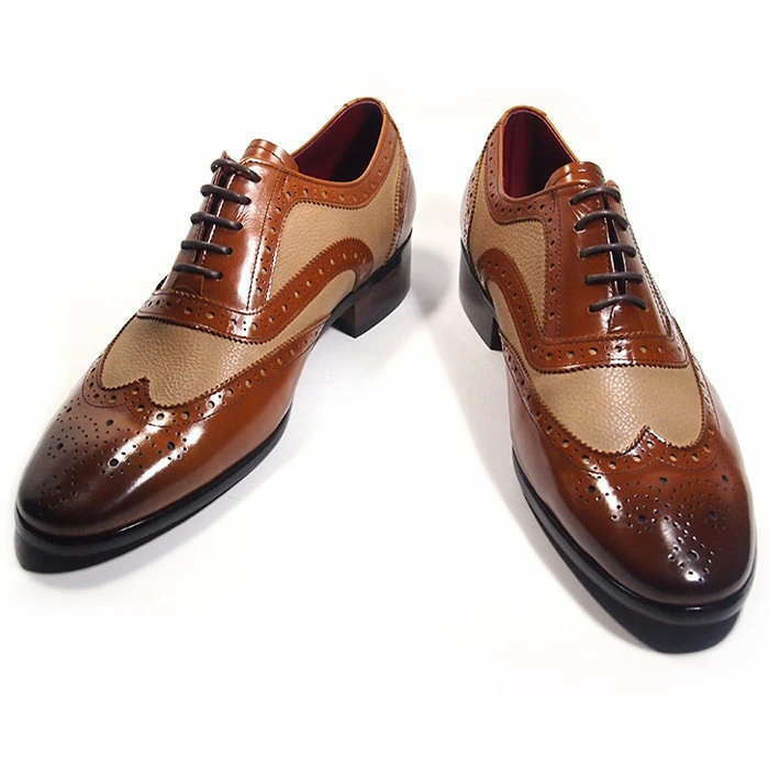 レザーシューズ ウィングチップシューズ オーダーシューズ カスタムシューズ レザー 本革 レザーシューズ   las