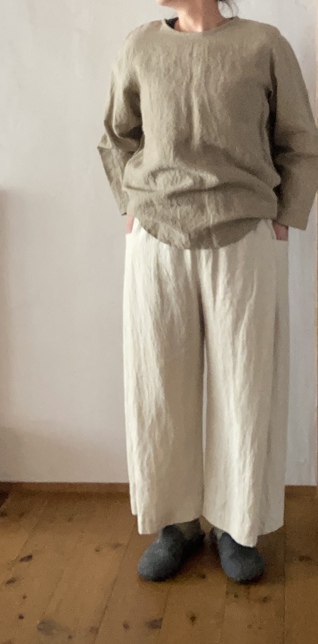 フロントタックパンツ(キナリ)