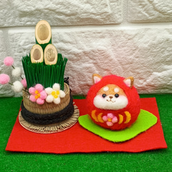 羊毛フェルト お正月 門松 羊毛フェルト 秋都 通販 16932992｜Creema