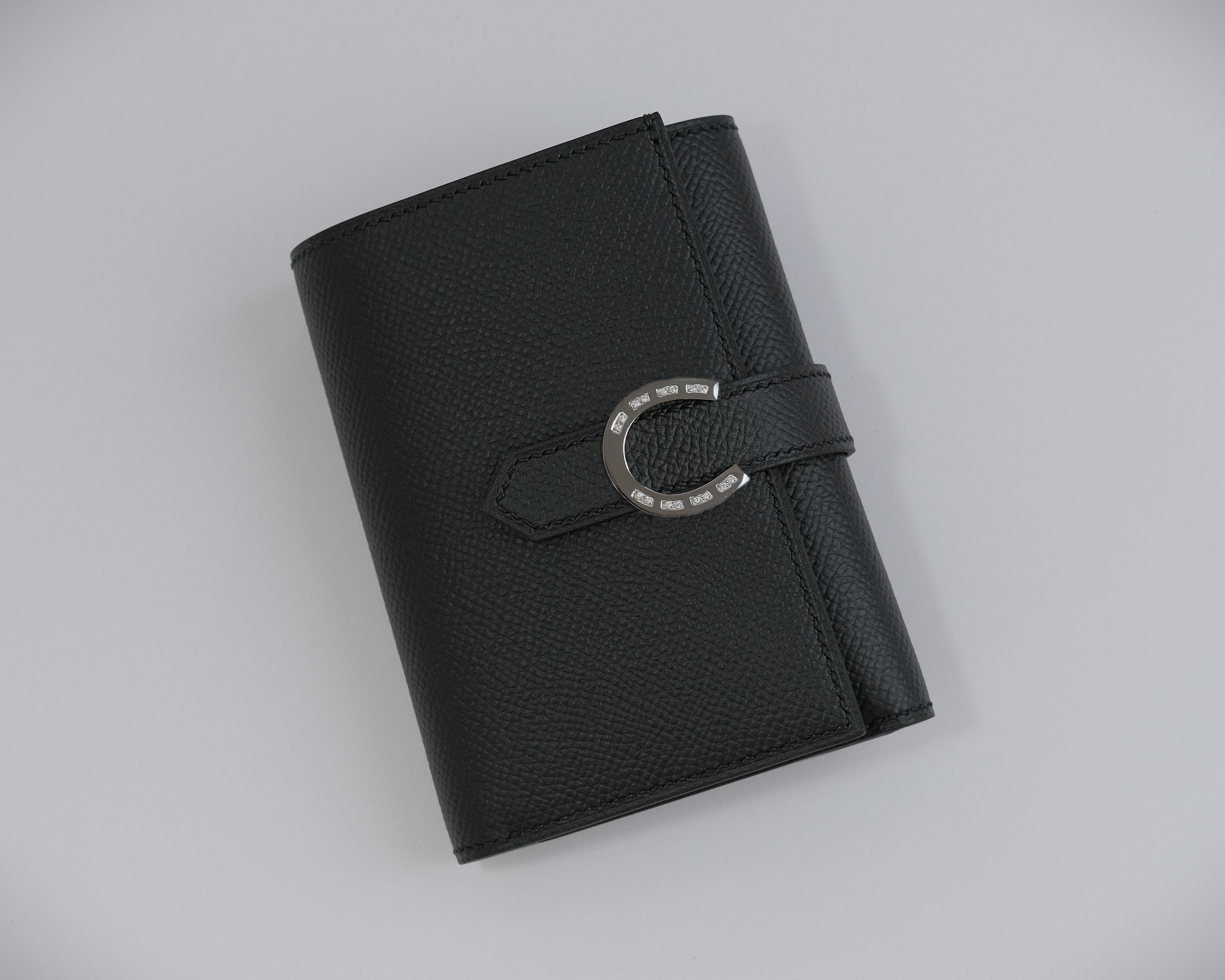 三つ折り財布　総手縫い