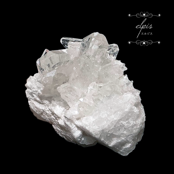 洗練されたコリントの煌めき⭐ブラジル・コリント産水晶クラスター【２４５ｇ】