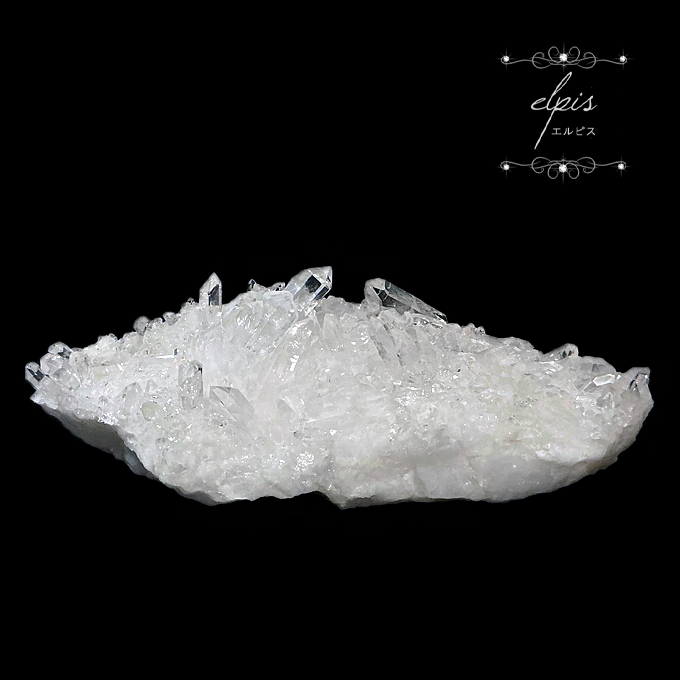 繊細な輝きを放つ光の船⭐ブラジル・コリント産水晶クラスター【３３９ｇ】