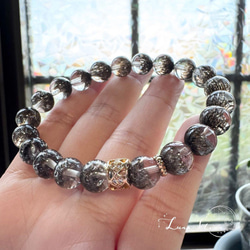 アクアマリン シリカ 8.5mm 天然石 ブレスレット ブレスレット