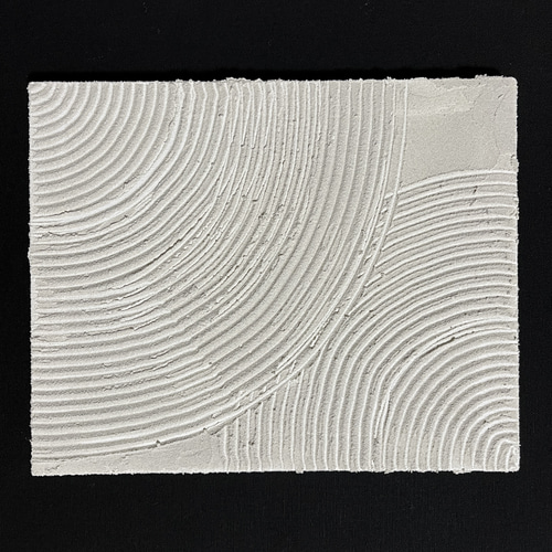 テクスチャーアート モダン 水面 枯山水 和風 漆喰壁風 シンプル 原画