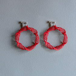 クランツ　ピアス・イヤリング　赤 9枚目の画像