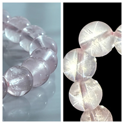 再販✨極上ハンドカット✨ハートシェイプ天然本水晶ブレス