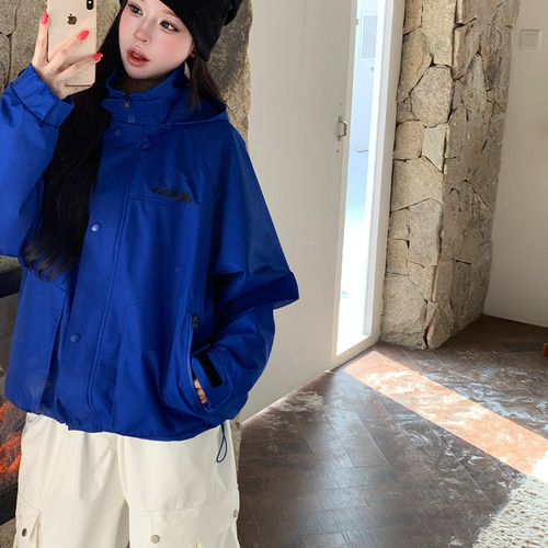 限定セール スノボウェア 上下セット ロイヤルブルー 3L 裏起毛 メンズ