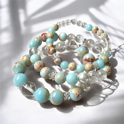 モネの箱庭 / ガーデンクォーツ 天然石 ブレスレット グラウンディング