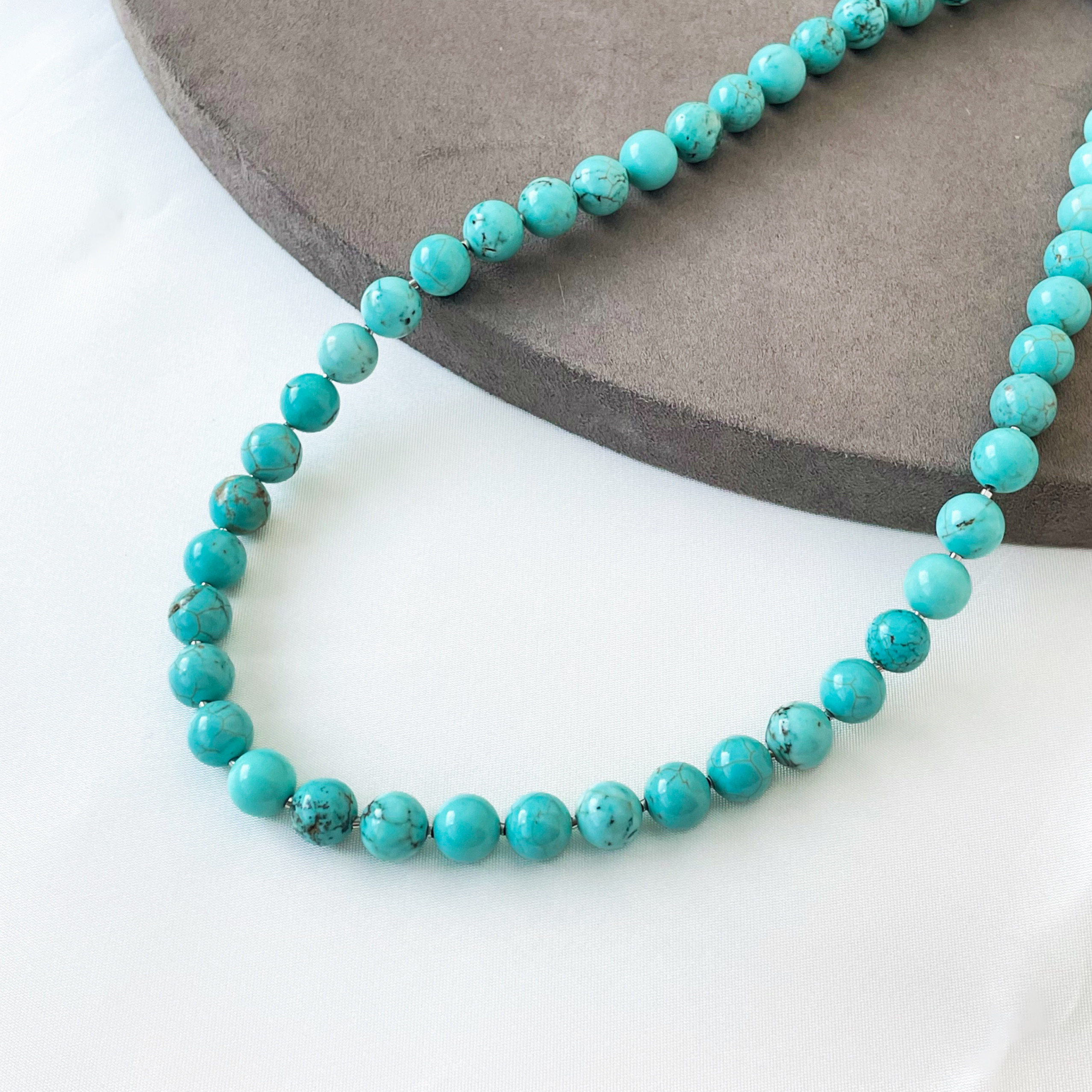 Ciel d’Été（シエル・デテ） ― 夏の空 ― ハウライトターコイズのネックレス