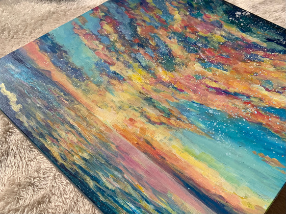 【錦江町の空と海の絵】　鹿児島県錦江町　海との暮らし、あおのクラフトマルシェ『あお』の作品 4枚目の画像