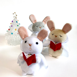 音楽隊のうさぎ 【うさぎの色と楽器が選べるセミオーダー】 ぬいぐるみ