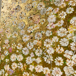 【Gold spring -幸せを呼ぶ黄金の花-】絵画　原画 3枚目の画像