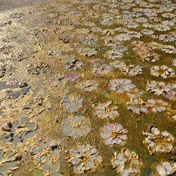 【Gold spring -幸せを呼ぶ黄金の花-】絵画　原画 8枚目の画像
