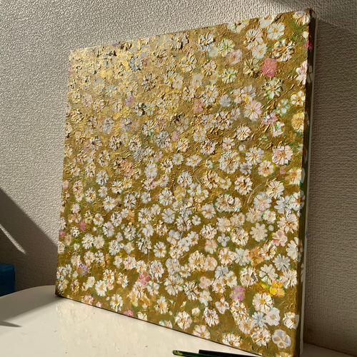 Gold spring -幸せを呼ぶ黄金の花-】絵画 原画 絵画 むらいさき 通販