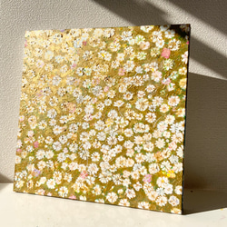 【Gold spring -幸せを呼ぶ黄金の花-】絵画　原画 5枚目の画像
