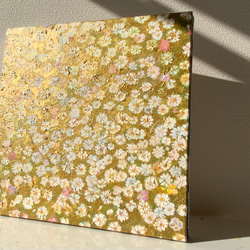 【Gold spring -幸せを呼ぶ黄金の花-】絵画　原画 2枚目の画像
