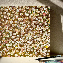 【Gold spring -幸せを呼ぶ黄金の花-】絵画　原画 4枚目の画像